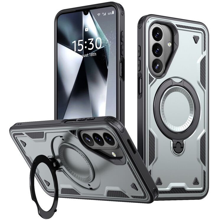 Захисний чохол UniCase Lander Armor для Samsung Galaxy A27 (A276) - Grey: фото 1 з 6
