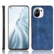 Защитный чехол UniCase Leather Series для Xiaomi Mi 11 - Blue (233034L)