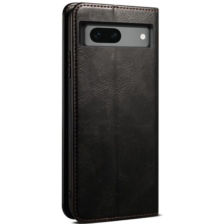 Защитный чехол UniCase Leather Wallet для Google Pixel 8A - Black: фото 6 из 6