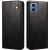 Захисний чохол UniCase Leather Wallet для Motorola Moto G85 - Black: фото 1 з 6