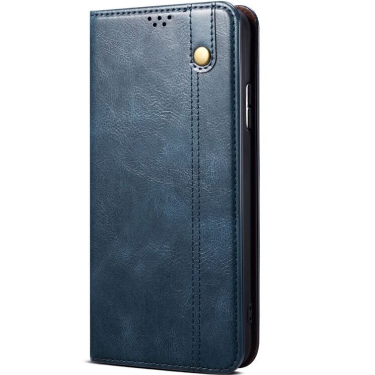 Защитный чехол UniCase Leather Wallet для Nothing Phone (3a) - Blue: фото 5 из 6