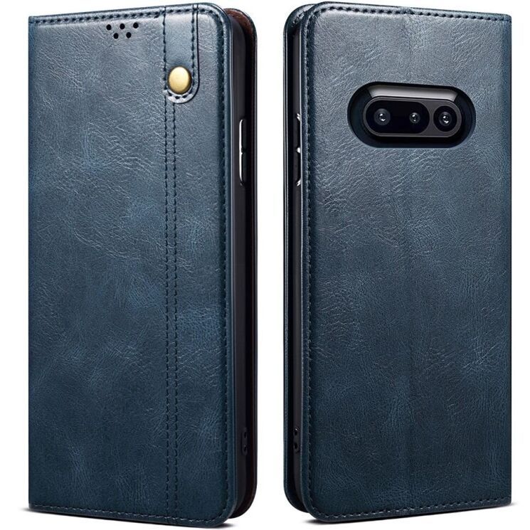 Защитный чехол UniCase Leather Wallet для Nothing Phone (3a) - Blue: фото 1 из 6
