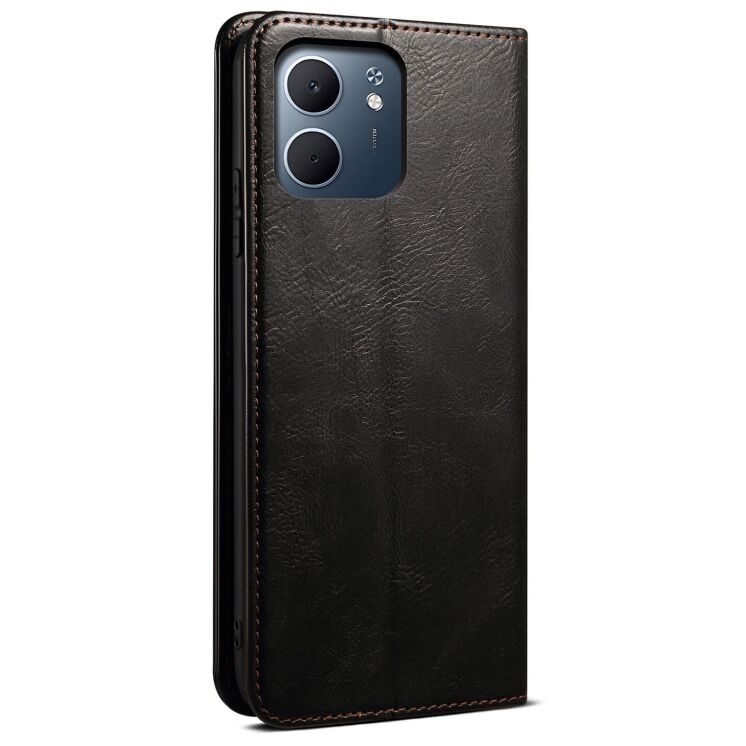 Захисний чохол UniCase Leather Wallet для OPPO A5x - Black: фото 6 з 7