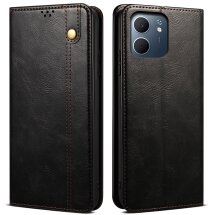 Захисний чохол UniCase Leather Wallet для OPPO A5x - Black: фото 1 з 7