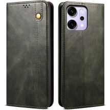 Захисний чохол UniCase Leather Wallet для OPPO Reno 14 5G - Green: фото 1 з 7