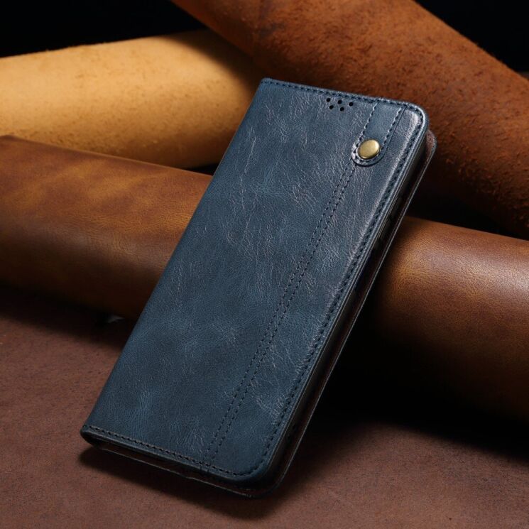 Защитный чехол UniCase Leather Wallet для Samsung Galaxy A04s (A047) / A13 5G (A136) - Blue: фото 8 из 9