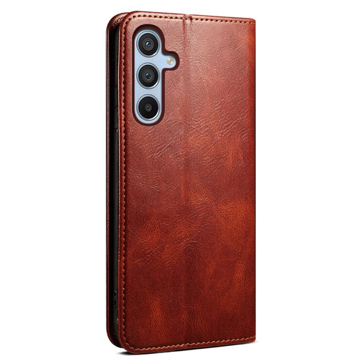Защитный чехол UniCase Leather Wallet для Samsung Galaxy S25 FE (S731) - Brown: фото 6 из 6