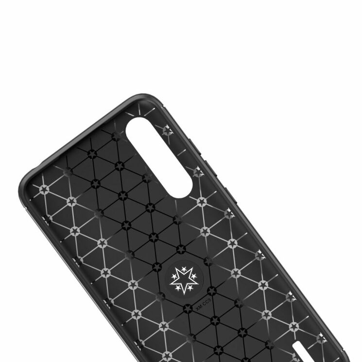 Чехол с магнитным кольцом UniCase Magnetic Ring для Xiaomi Mi 9 Lite / Mi CC9 - All Black: фото 12 из 15