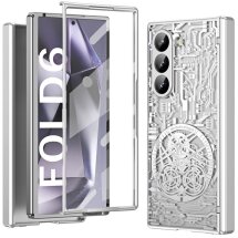 Захисний чохол UniCase Mechanical Legend для Samsung Galaxy Fold 6 - Silver: фото 1 з 7