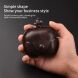 Захисний чохол UniCase Retro Cover для Samsung Galaxy Buds 3 / Buds 3 Pro - Brown (360914Z). Фото 3 з 8