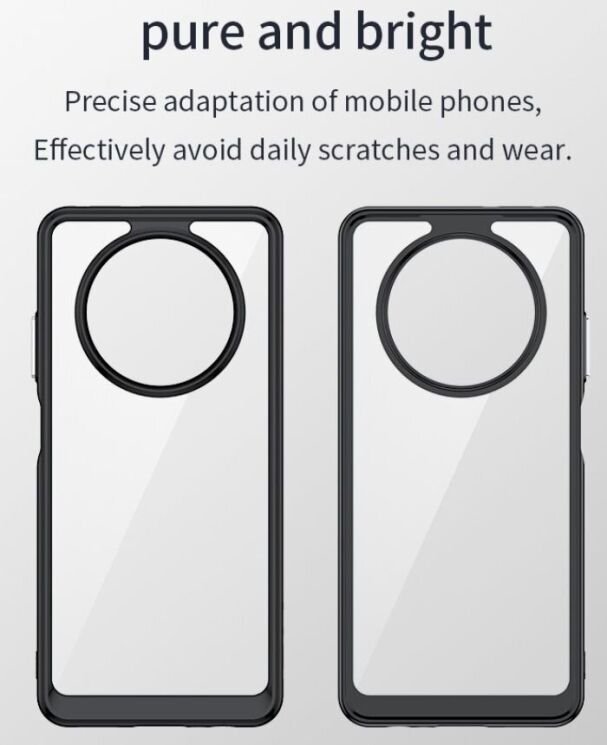 Защитный чехол UniCase Rugged Shield для Realme 12 5G / 13 5G - Transparent Grey: фото 11 из 12