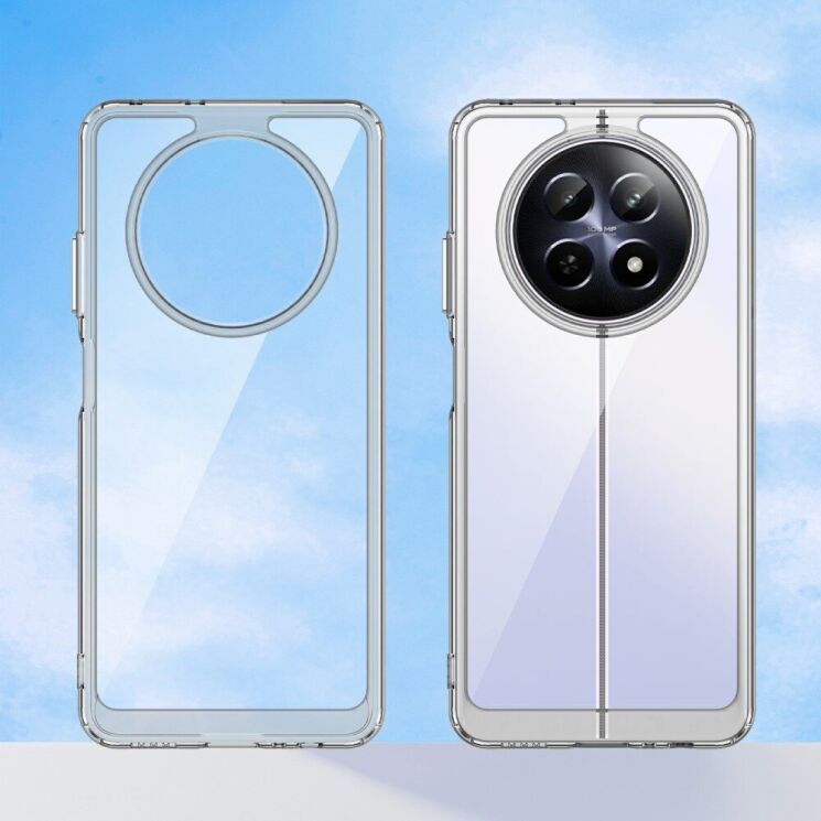 Защитный чехол UniCase Rugged Shield для Realme 12 5G / 13 5G - Transparent Grey: фото 8 из 12