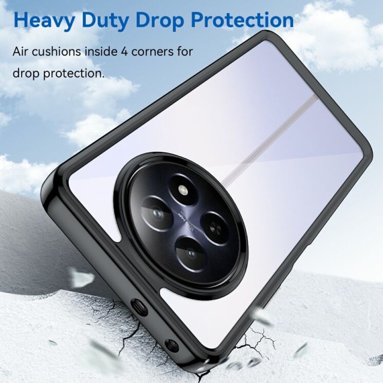 Защитный чехол UniCase Rugged Shield для Realme 12 5G / 13 5G - Transparent Grey: фото 3 из 12