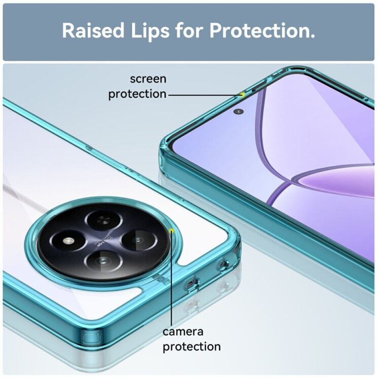 Защитный чехол UniCase Rugged Shield для Realme 12 5G / 13 5G - Transparent Grey: фото 6 из 12