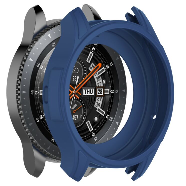 Захисний чохол UniCase Silicone Cover для Samsung Galaxy Watch 46mm - Blue: фото 4 з 6