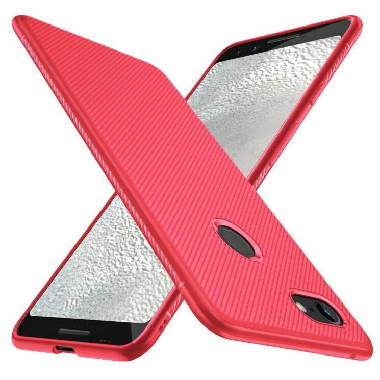 Защитный чехол UniCase Twill Soft для Google Pixel 3a XL - Red: фото 1 из 6
