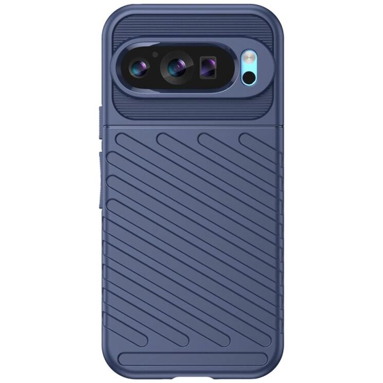 Защитный чехол UniCase Twill Soft для Google Pixel 9 / 9 Pro - Blue: фото 2 из 8