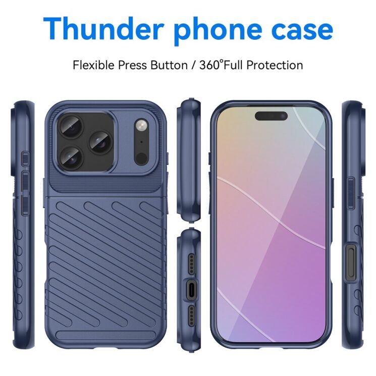 Захисний чохол UniCase Twill Soft для iPhone 18 Pro / 17 Pro - Black (423653B) Захисний чохол UniCase Twill Soft для iPhone 18 Pro / 17 Pro - Black: фото 3 з 8