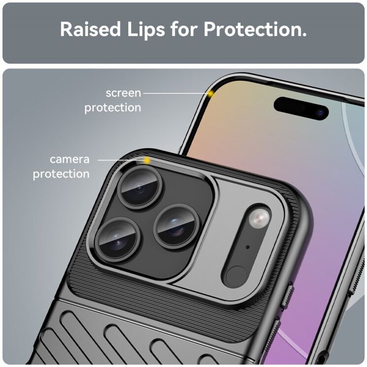 Захисний чохол UniCase Twill Soft для iPhone 18 Pro / 17 Pro - Black (423653B) Захисний чохол UniCase Twill Soft для iPhone 18 Pro / 17 Pro - Black: фото 7 з 8