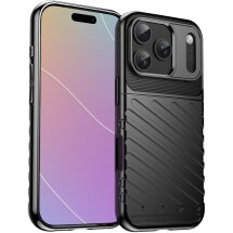 Захисний чохол UniCase Twill Soft для iPhone 18 Pro / 17 Pro - Black: фото 1 з 8