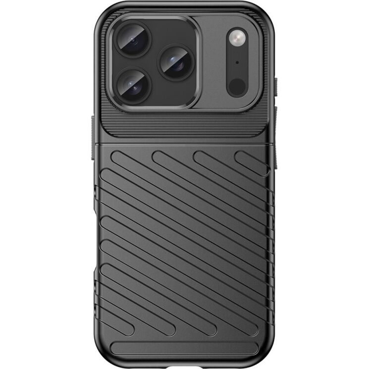 Захисний чохол UniCase Twill Soft для iPhone 18 Pro / 17 Pro - Black (423653B) Захисний чохол UniCase Twill Soft для iPhone 18 Pro / 17 Pro - Black: фото 2 з 8