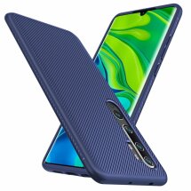 Защитный чехол UniCase Twill Soft для Xiaomi Mi Note 10 / Note 10 Pro - Blue: фото 1 из 8