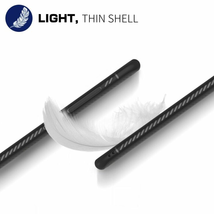 Защитный чехол UniCase Twill Soft для Xiaomi Mi Play - Black: фото 9 из 9