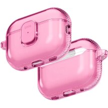 Защитный чехол UNIQ Glase Pro для AirPods Pro 3 (UNIQ-AIRPODSPRO3-GLSPCPNK) - Pink: фото 1 из 10