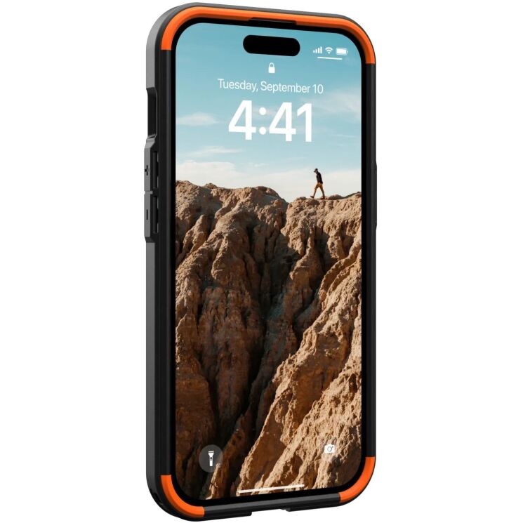 Защитный чехол URBAN ARMOR GEAR (UAG) Civilian MagSafe для Apple iPhone 15 - Olive Drab: фото 5 из 10