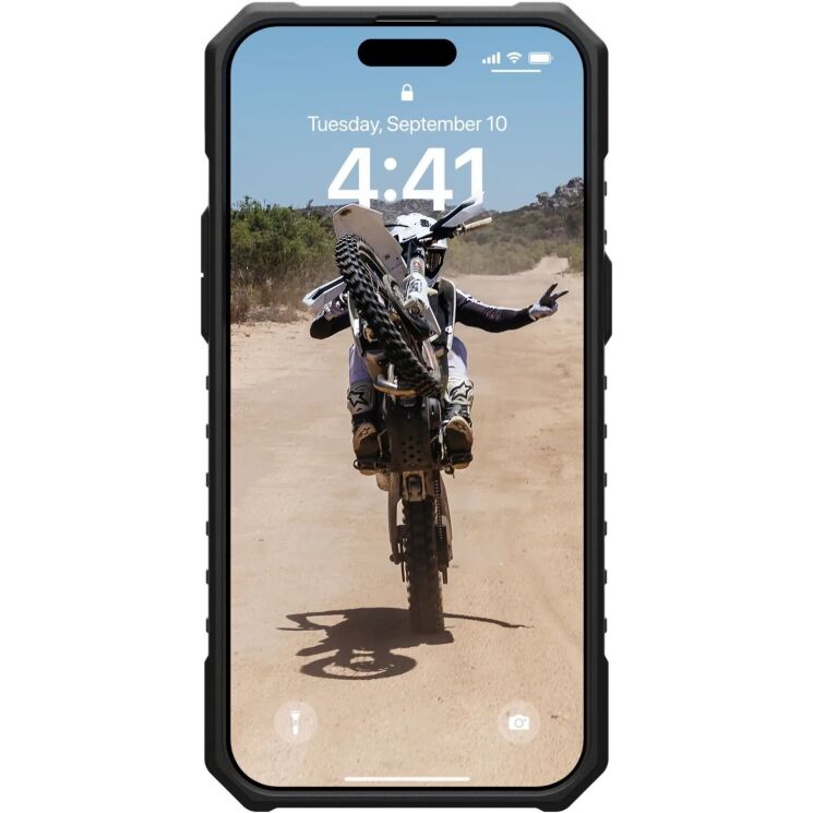 Защитный чехол URBAN ARMOR GEAR (UAG) Pathfinder SE MagSafe для Apple iPhone 15 Pro Max - Midnight Camo: фото 6 из 10