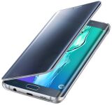Оригинальный чехол Clear View Cover для Samsung Galaxy S6 edge+ EF-ZG928CFEGRU - Black: фото 1 из 5