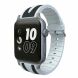 Ремешок UniCase Soft Strap для Apple Watch 42 (Series 10/11) / 41 / 40 / SE 40 / 38 - Grey / Black (236201B). Фото 1 из 5