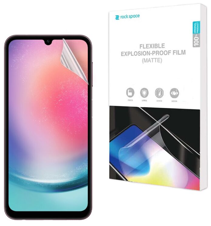 Антиблікова плівка на екран RockSpace Explosion-Proof Matte для Samsung Galaxy A24 (A245): фото 1 з 8
