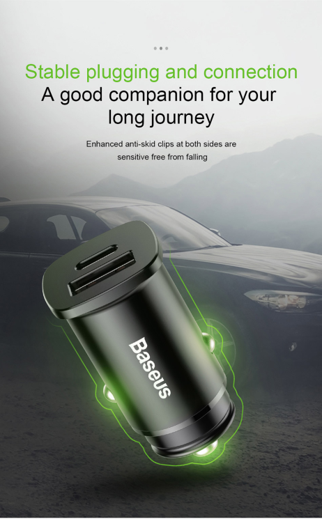 Автомобильное зарядное устройство BASEUS PPS Car Charger (30W PD3.0 QC4.0+ SCP) (CCALL-AS01) - Black: фото 14 из 22
