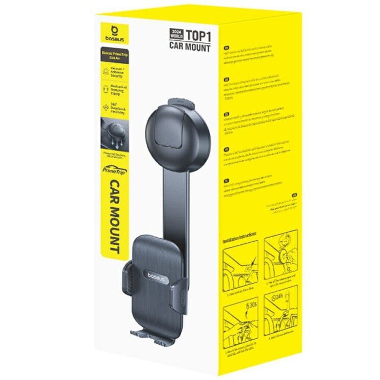 Автомобільний тримач Baseus PrimeTrip C03 Air (C0013C01) - Black: фото 12 з 13