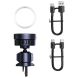 Автомобільний тримач із бездротовою зарядкою Baseus MagPro Qi2 (15W) C40164100121-01 - Black (982166B). Фото 6 з 17