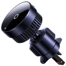 Автомобільний тримач із бездротовою зарядкою Baseus MagPro Qi2 (15W) C40164100121-01 - Black: фото 1 з 17