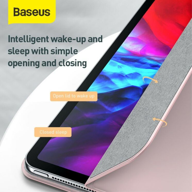 Чохол BASEUS Magnetic Simplism для iPad Pro 12.9 (2020) - Pink: фото 11 з 14
