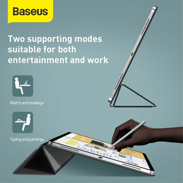 Чохол BASEUS Magnetic Simplism для iPad Pro 12.9 (2020) - Pink: фото 12 з 14