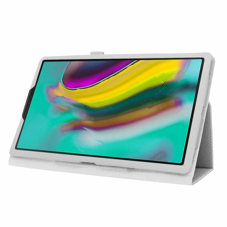 Чехол Deexe Book Type для Samsung Galaxy Tab S5e 10.5 (T720.725) - White: фото 4 из 8