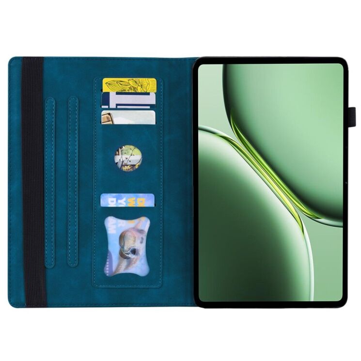 Чехол Deexe Business Style для OnePlus Pad Pro / Pad 2 - Blue: фото 2 из 9