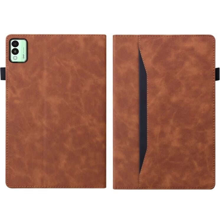 Чехол Deexe Business Style для TECNO Megapad 11 - Brown: фото 6 из 10