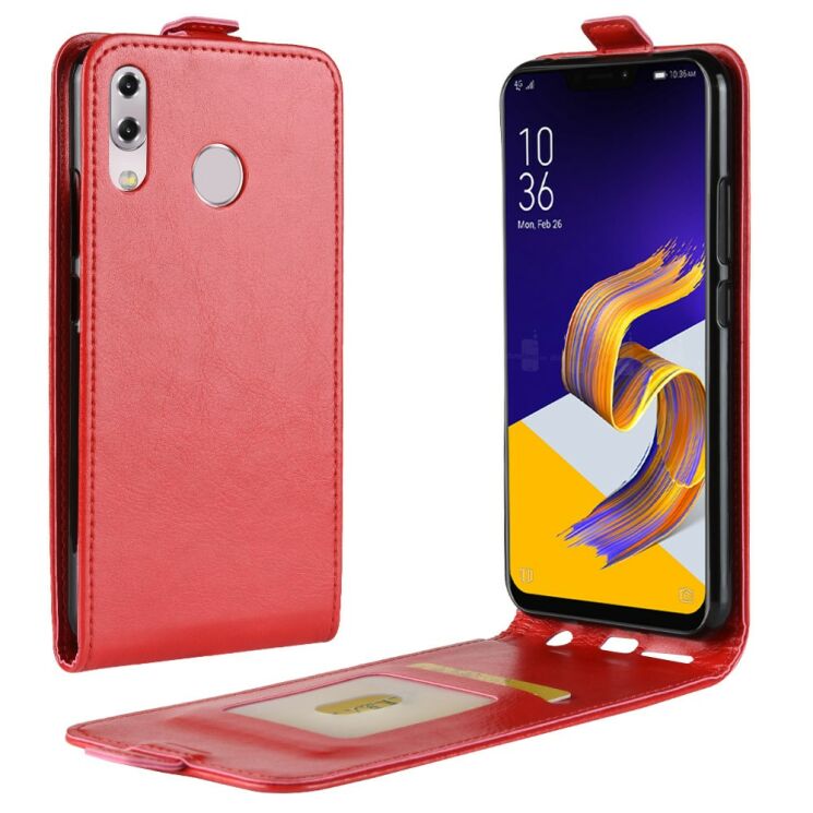 Чехол Deexe Flip Case для ASUS Zenfone 5 (ZE620KL) / 5z (ZS620KL) - Red: фото 1 из 5