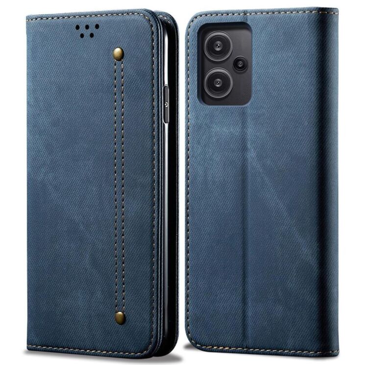 Чехол Deexe Jeans Style для Xiaomi Redmi Note 13 Pro+ - Blue: фото 1 из 6