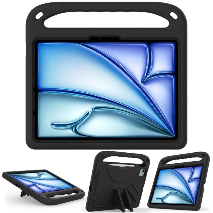 Чохол Deexe KickStand Cover для Apple iPad Pro 11 (2024) / Air 11 (2024) - Black: фото 3 з 7