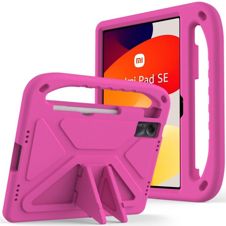 Чехол Deexe KickStand Cover для Xiaomi Redmi Pad SE - Rose: фото 1 из 7