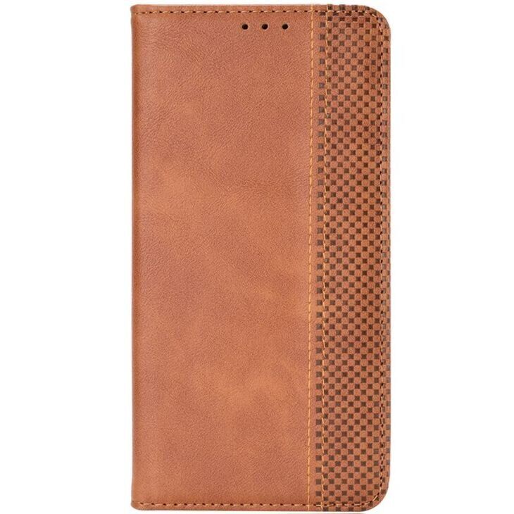 Чехол Deexe Retro Style для Google Pixel 7 Pro - Brown: фото 5 из 7