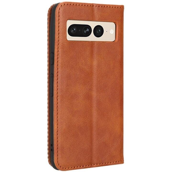 Чехол Deexe Retro Style для Google Pixel 7 Pro - Brown: фото 6 из 7