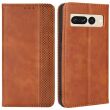 Чехол Deexe Retro Style для Google Pixel 7 Pro - Brown (308269Z)