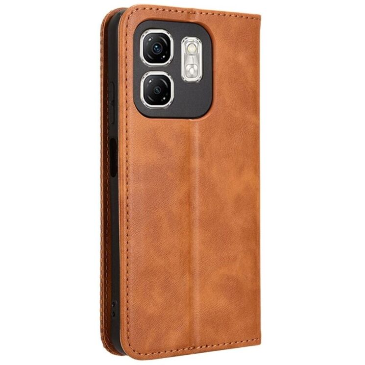 Чехол Deexe Retro Style для Infinix Smart 9 (X6532) / Hot 50i (X6531) - Brown: фото 6 из 7